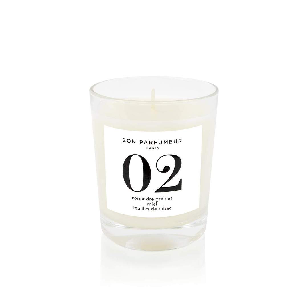 Candle 02: coriander seed, honey, tobacco leaf 180g