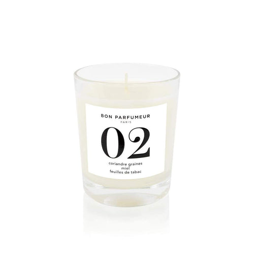 Candle 02: coriander seed, honey, tobacco leaf 180g