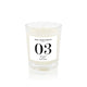 Candle 03: patchouli, leather, tonka bean 180g