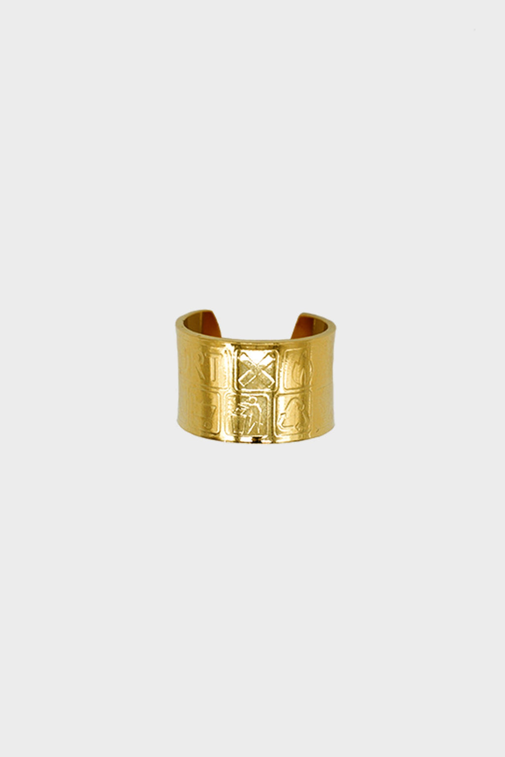 The Gold Pictogram Ring