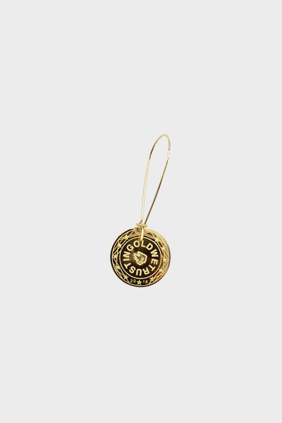 La Boucle d'oreille 1€ Gold
