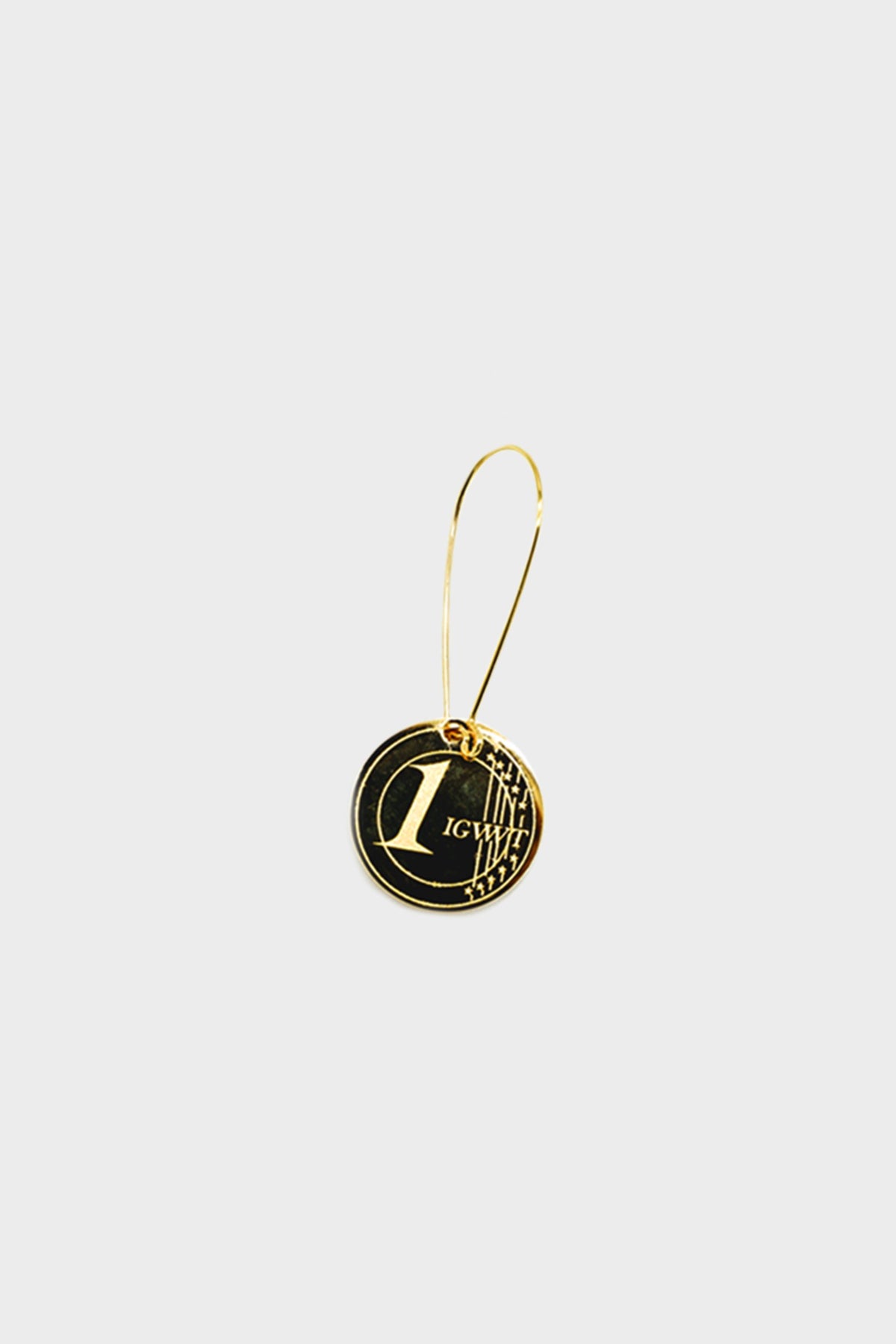La Boucle d'oreille 1€ Gold