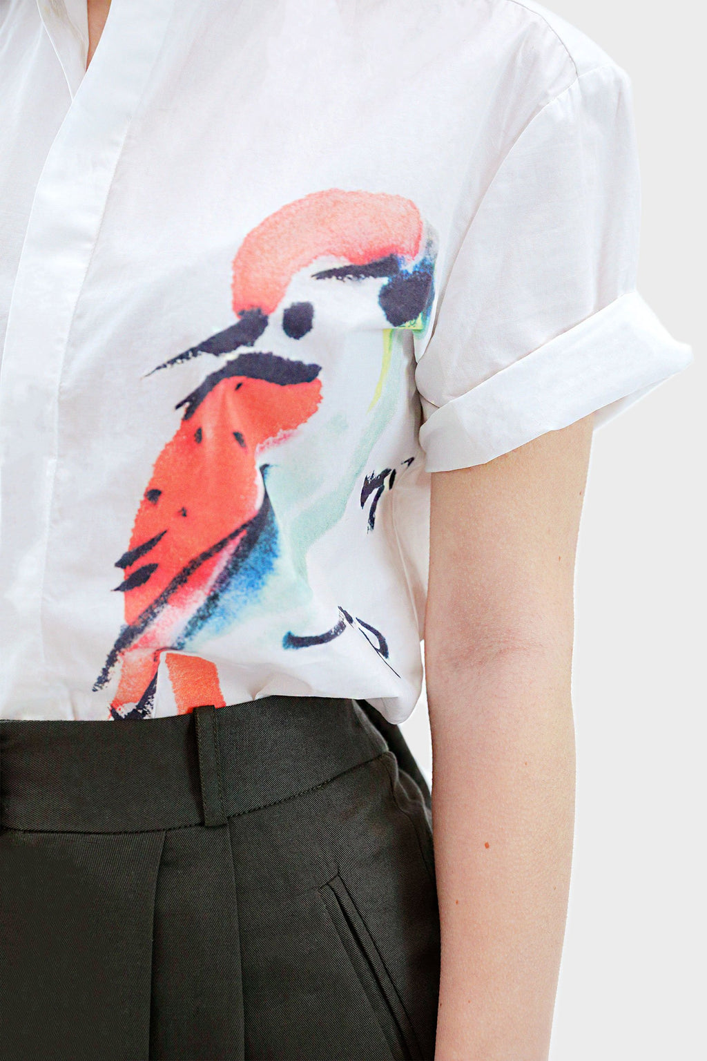 La Chemise Paint Bird Orange ISAL LABEL