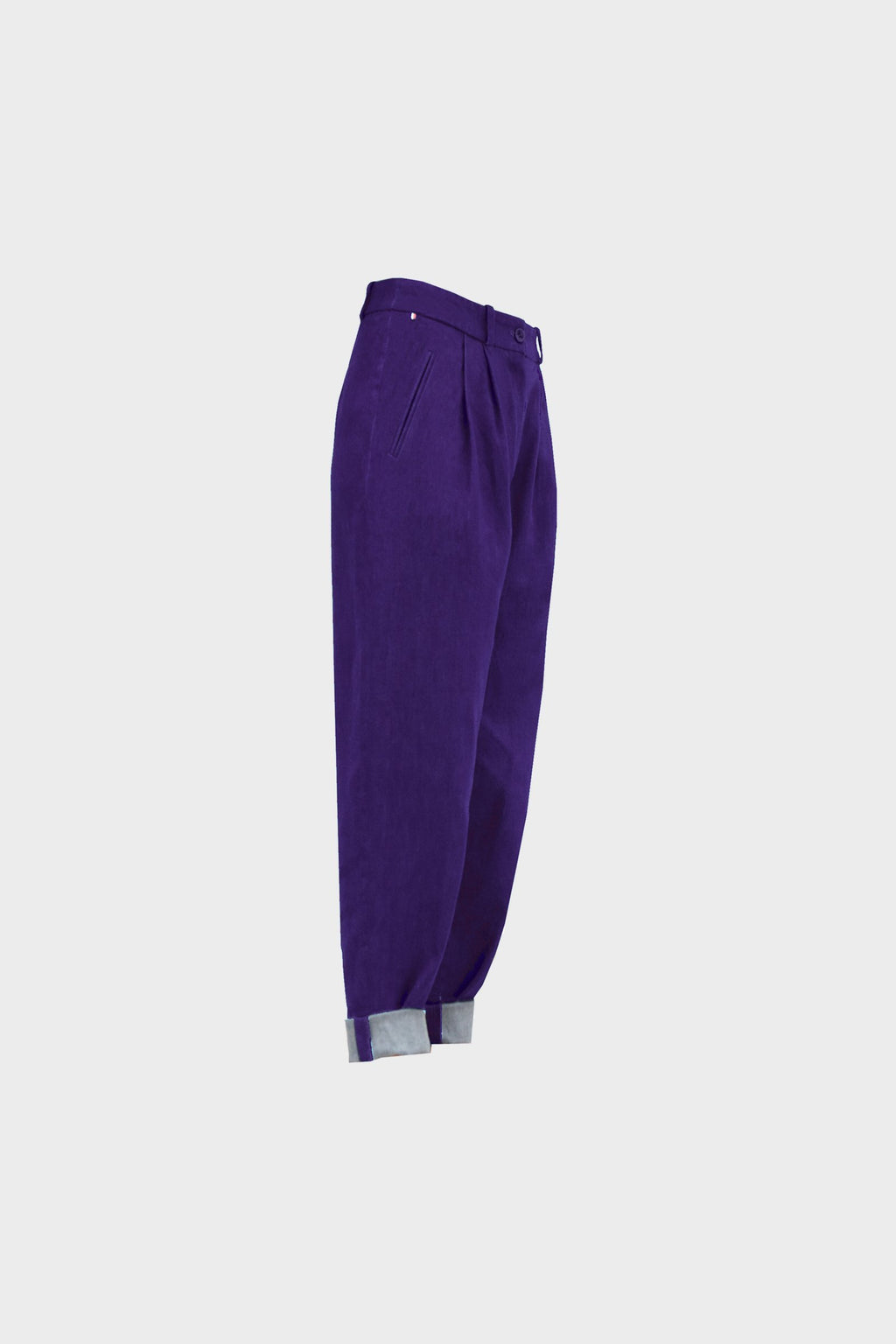 Pantalon Les Garçonnes Jane Denim Bleu/Violet