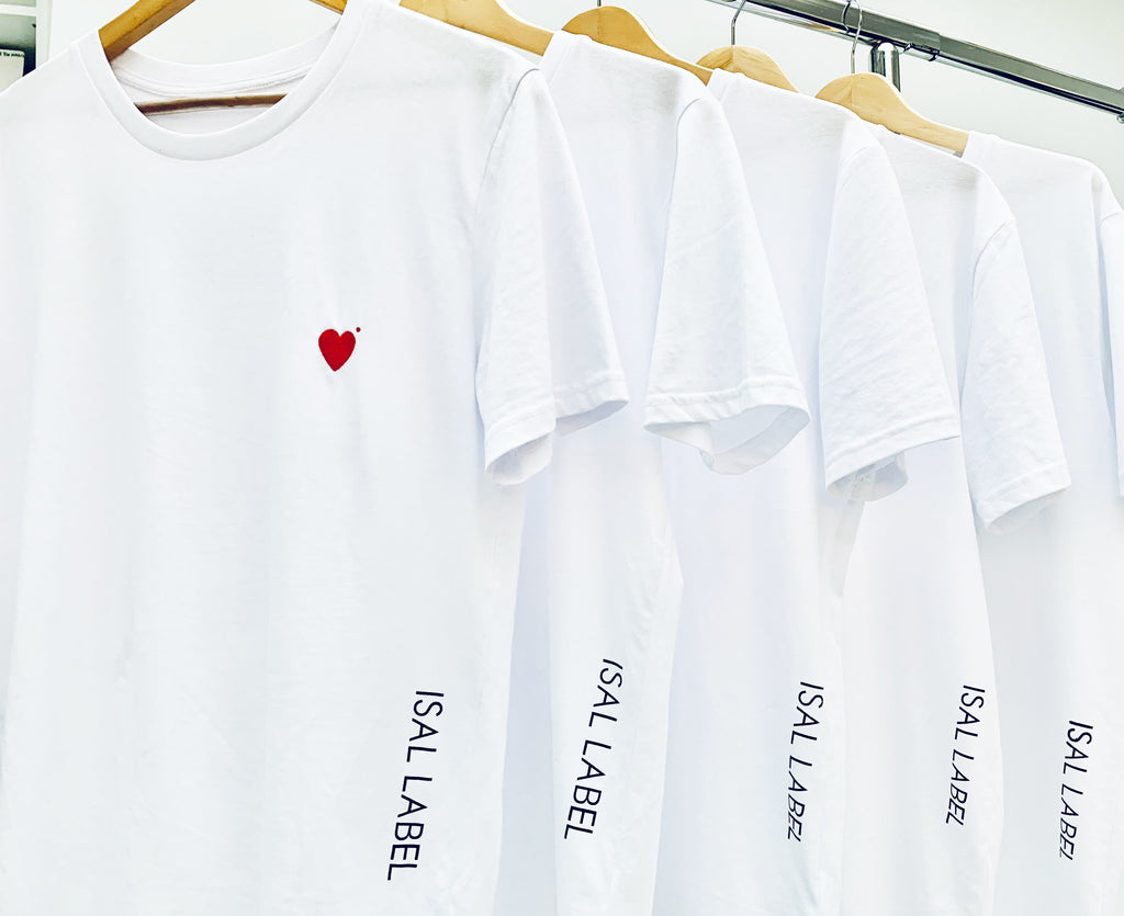 Tee-shirt UNISEX Coeur ISAL LABEL